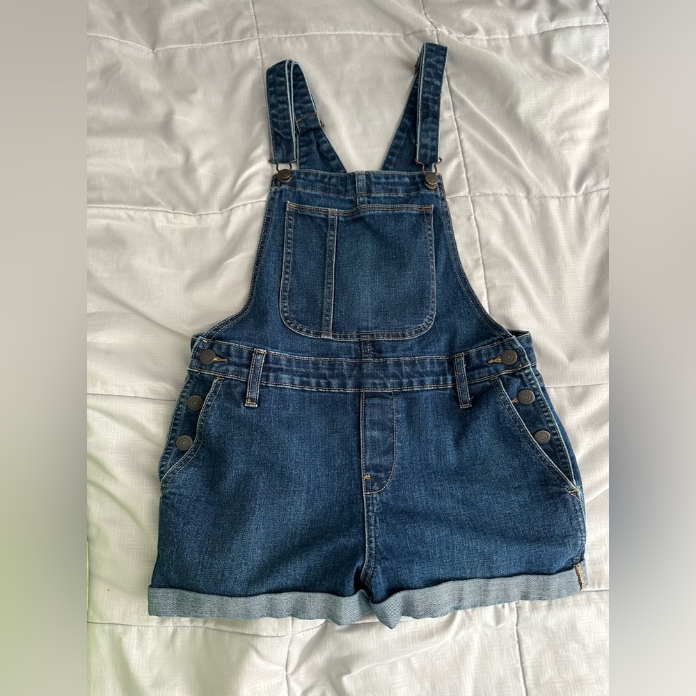 Old navy dark blue overalls